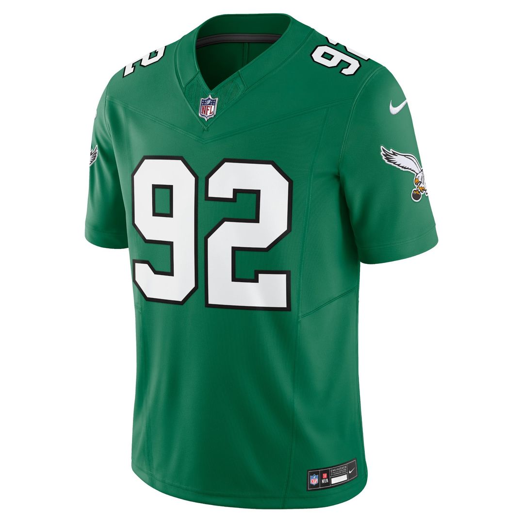 Men's Nike Philadelphia Eagles Reggie White Kelly Green Alternate Vapor F.U.S.E. Limited NFL Jersey