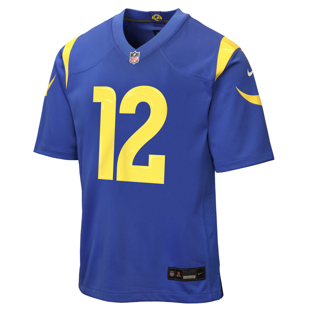 Youth Nike Los Angeles Rams Puka Nacua Royal Game NFL Jersey