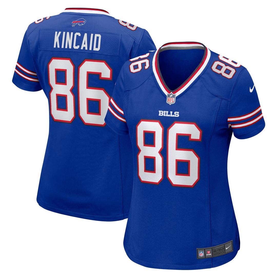 Women's Nike Buffalo Bills Dalton Kincaid Royal Home Game NFL Jersey