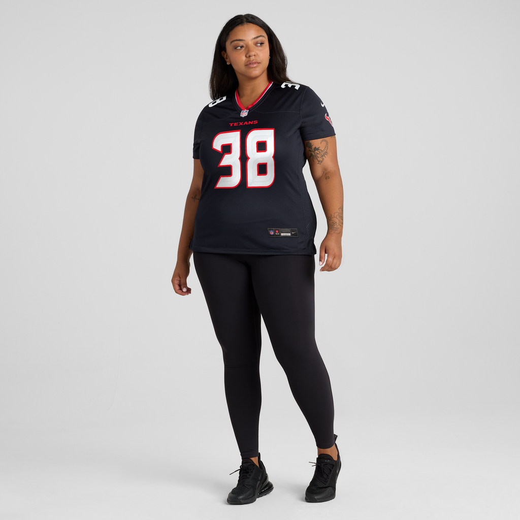 Women's Nike Houston Texans Kai Kroeger Navy Team Game NFL Jersey