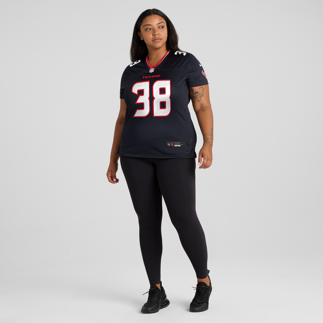 Women's Nike Houston Texans Kai Kroeger Navy Team Game NFL Jersey