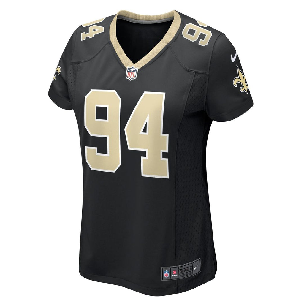 Women's Nike New Orleans Saints Cameron Jordan Black Team Game NFL Jersey