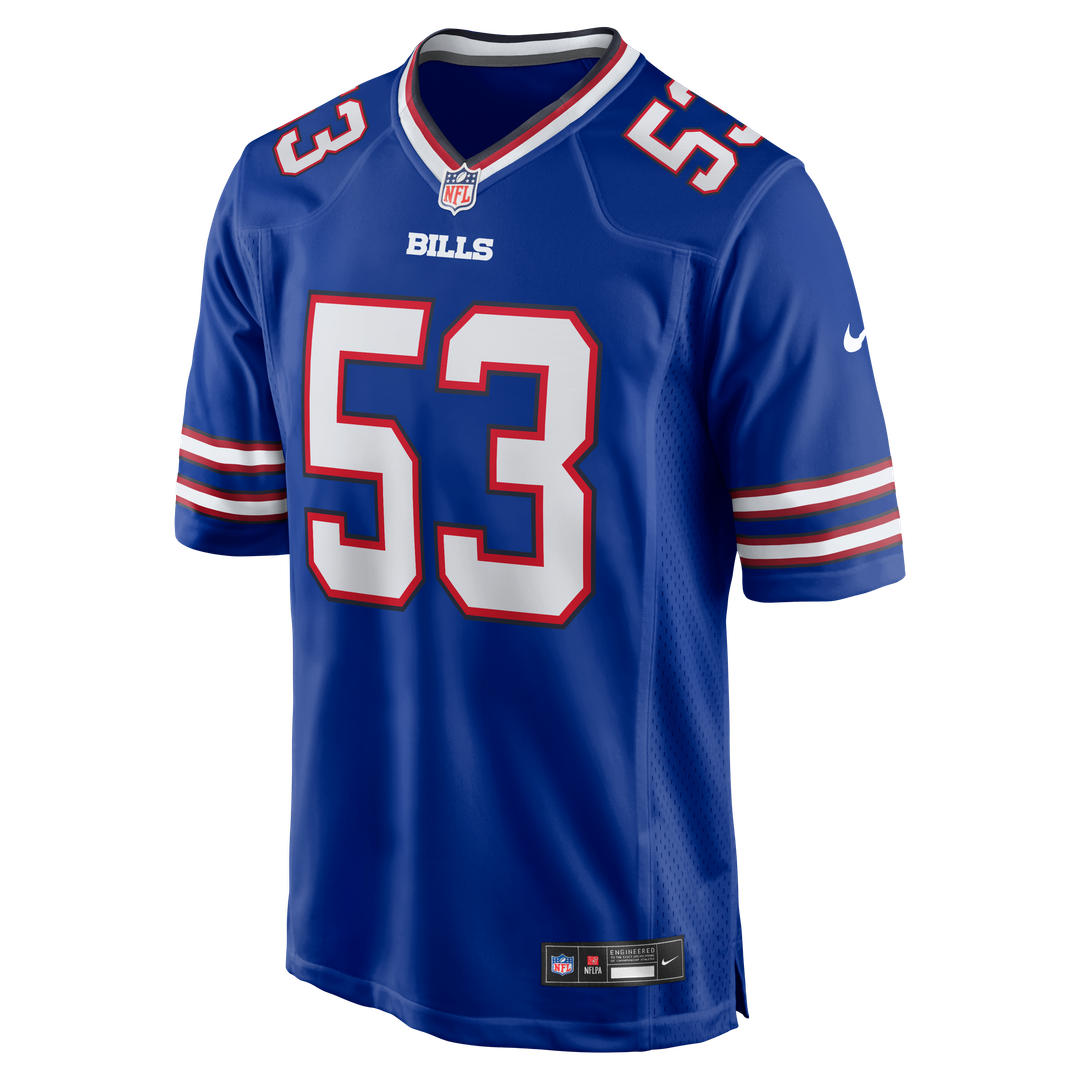 Men's Nike Buffalo Bills Tyrel Dodson Royal Game Player NFL Jersey