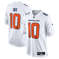 Men's Nike Denver Broncos Bo Nix White Tundra Fashion Game NFL Jersey