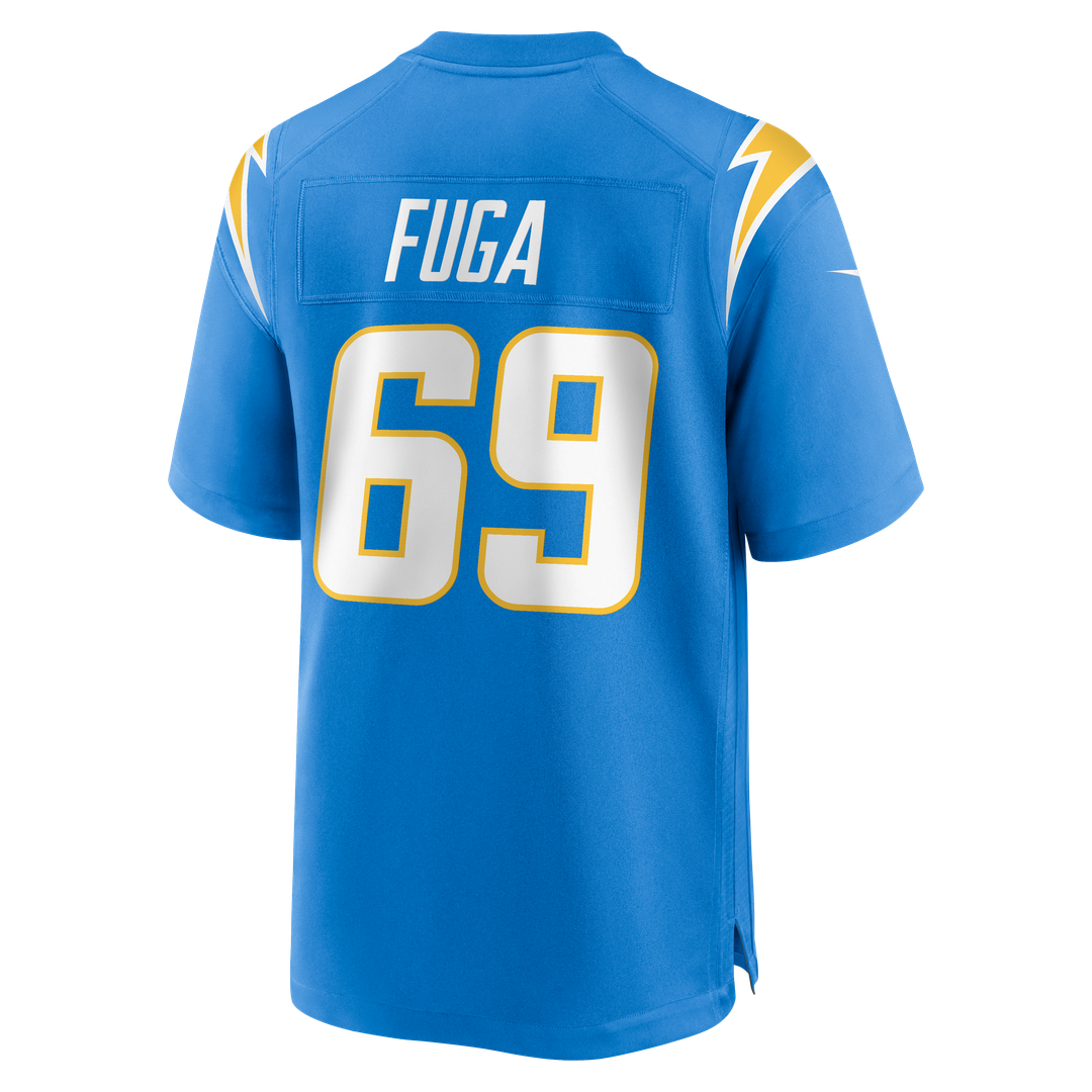 Men's Nike Los Angeles Chargers Josh Fuga Powder Blue Team Game NFL Jersey