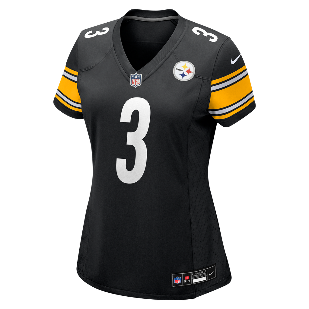 Women's Nike Pittsburgh Steelers Jaquan Brisker Black Team Game NFL Jersey