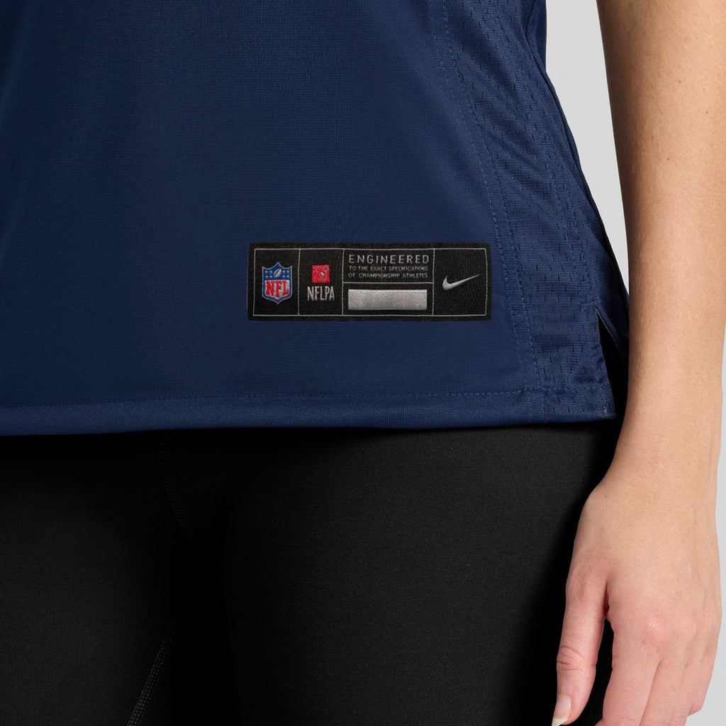 Women's Nike New England Patriots Kayshon Boutte Navy Game NFL Jersey