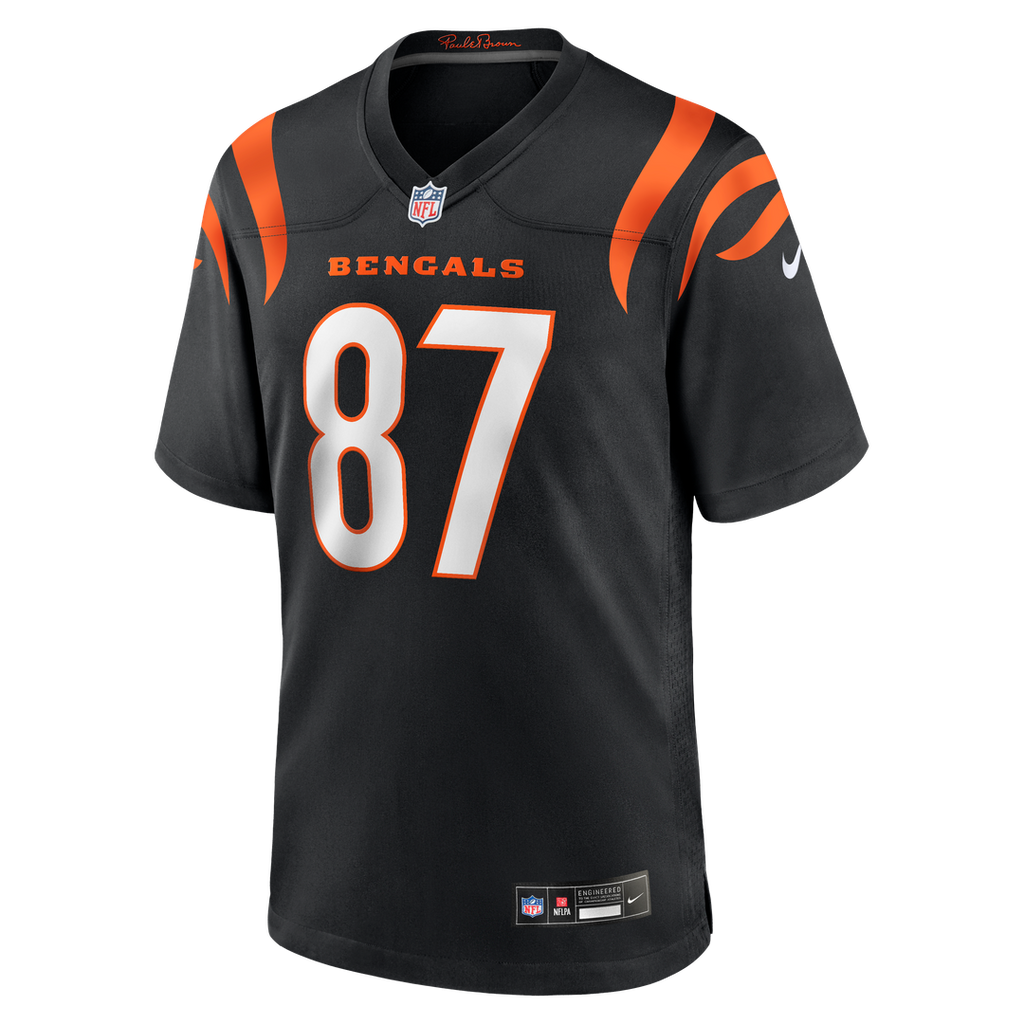 Men's Nike Cincinnati Bengals Tanner Hudson Black Home Game Player NFL Jersey