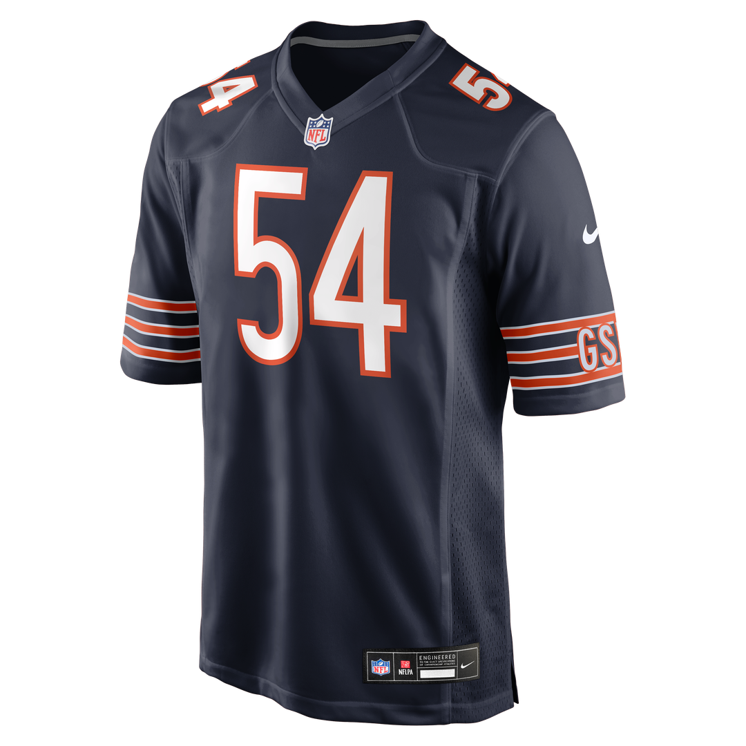 Men's Nike Chicago Bears Brian Urlacher Navy Game Retired Player NFL Jersey