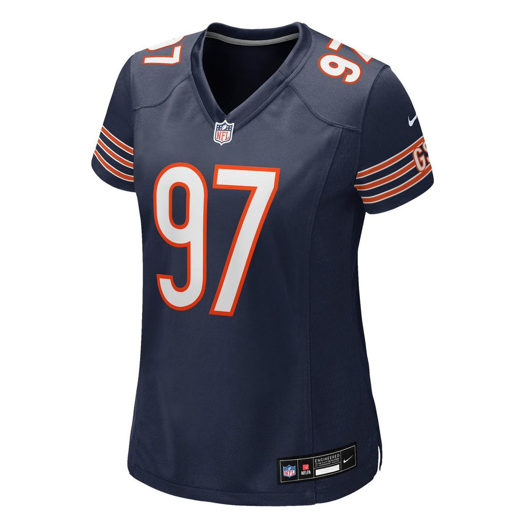 Women's Nike Chicago Bears James Lynch Navy Team Game NFL Jersey