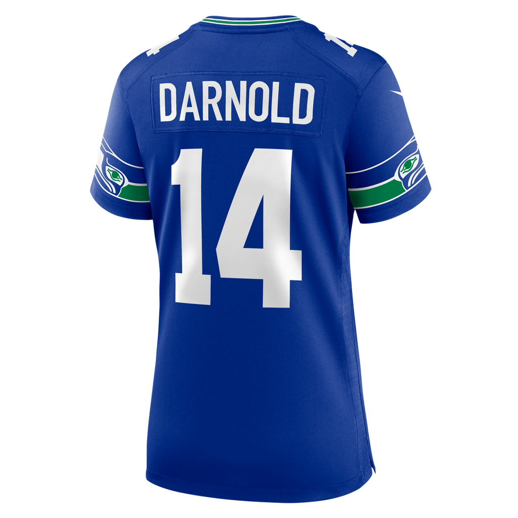 Women's Nike Seattle Seahawks Sam Darnold Royal Alternate Game NFL Jersey