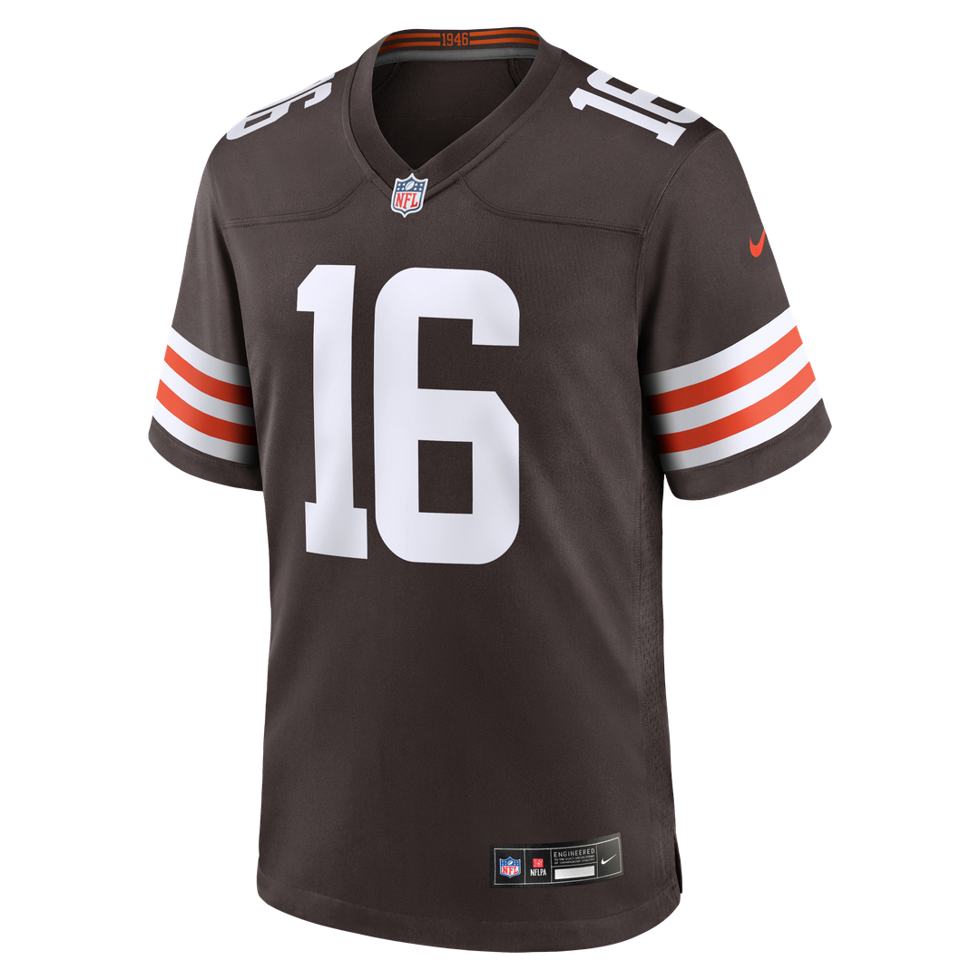 Men's Nike Cleveland Browns Isaiah Bond Brown Team Game NFL Jersey