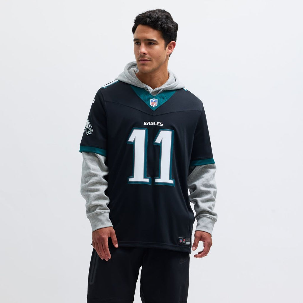 Men's Nike Philadelphia Eagles A.J. Brown Black Alternate Vapor F.U.S.E. Limited NFL Jersey
