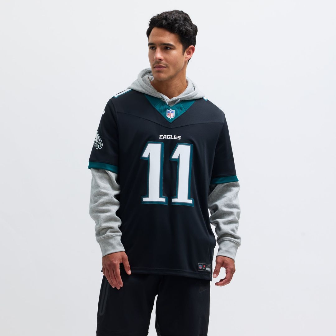 Men's Nike Philadelphia Eagles A.J. Brown Black Alternate Vapor F.U.S.E. Limited NFL Jersey