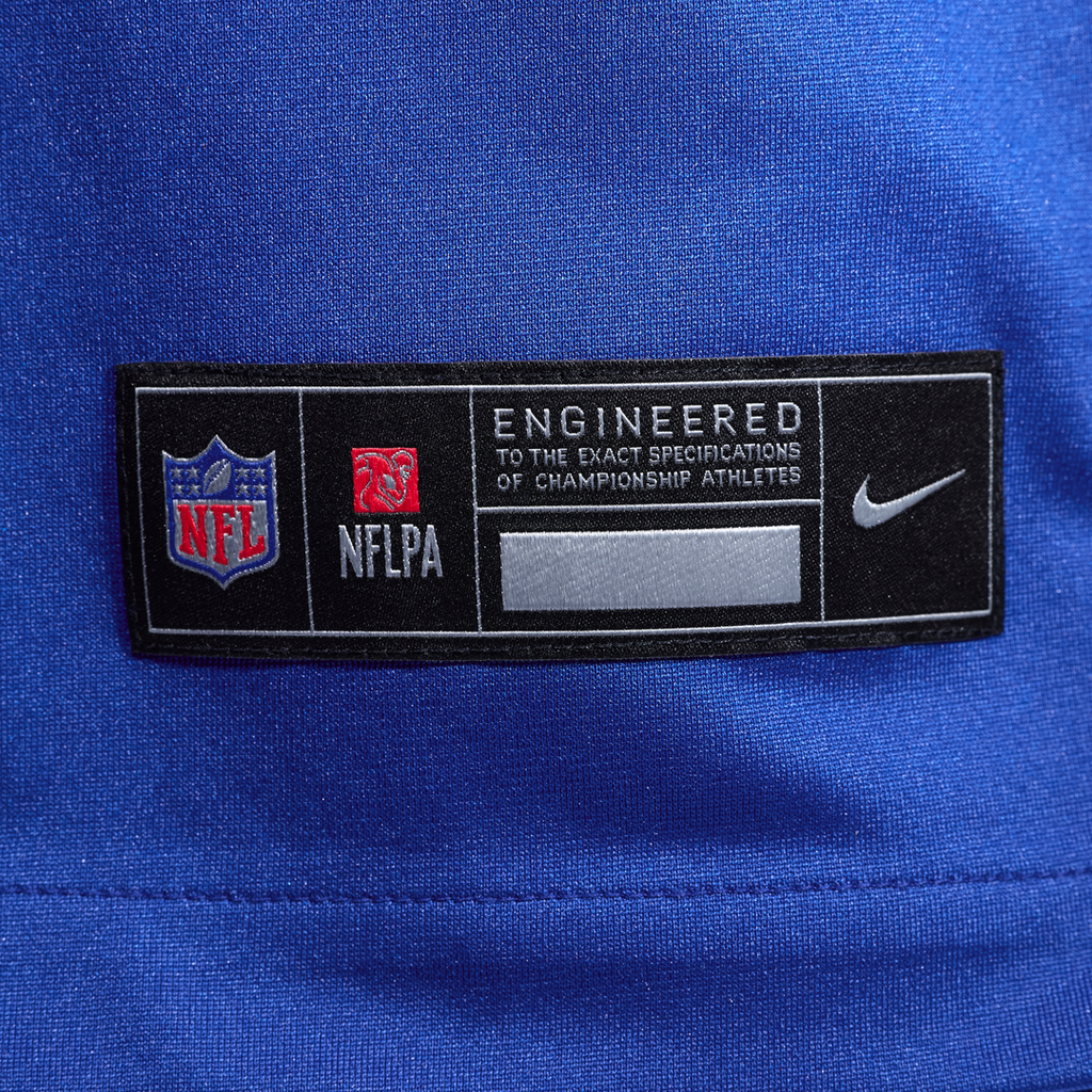 Men's Nike Los Angeles Rams Jarquez Hunter Royal Team Game NFL Jersey
