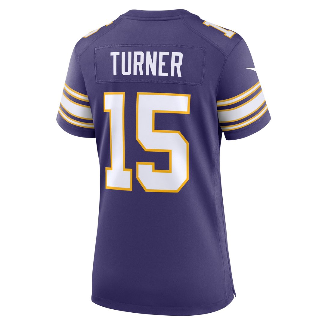 Women's Nike Minnesota Vikings Dallas Turner Purple Alternate Game NFL Jersey