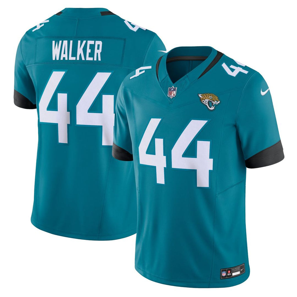 Men's Nike Jacksonville Jaguars Travon Walker Teal Vapor F.U.S.E. Limited NFL Jersey