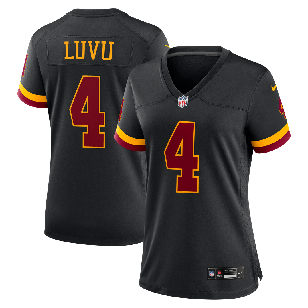 Women's Nike Washington Commanders Frankie Luvu Black Hail Raiser Alternate Game NFL Jersey