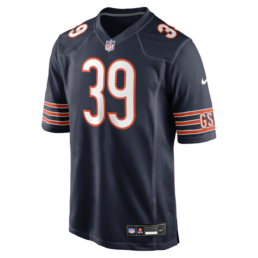Men's Nike Chicago Bears Josh Blackwell Navy Game Player NFL Jersey