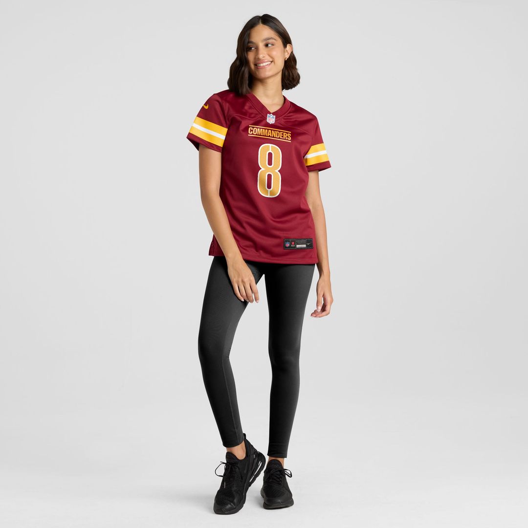 Women's Nike Washington Commanders Marcus Mariota Burgundy Team Game NFL Jersey