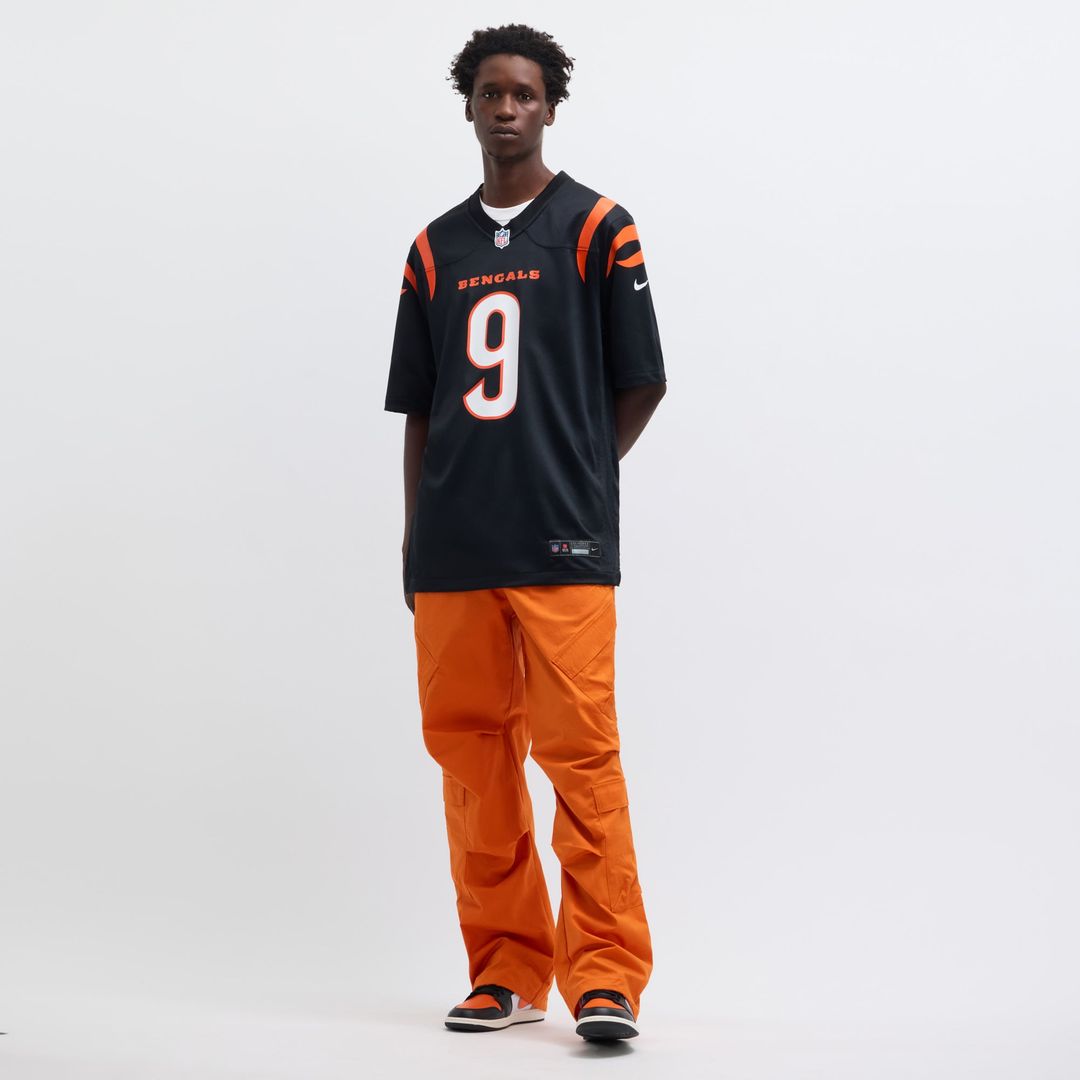 Men's Nike Cincinnati Bengals Joe Burrow Black Player Game NFL Jersey