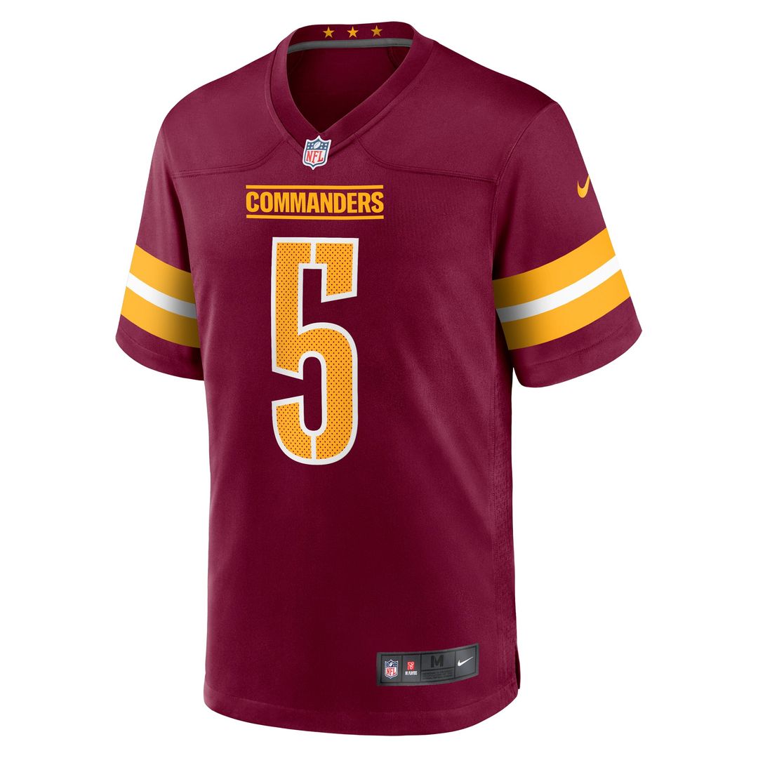 Men's Nike Washington Commanders Jayden Daniels Burgundy Player Game NFL Jersey
