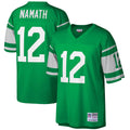 Men's Big & Tall Mitchell & Ness New York Jets Joe Namath Green 1968 Retired Player Replica NFL Jersey