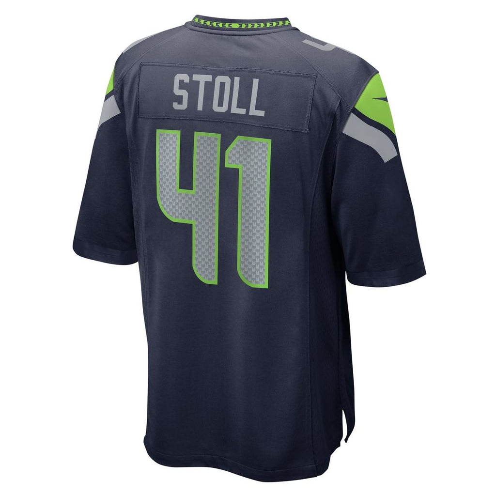 Men's Nike Seattle Seahawks Chris Stoll College Navy Game NFL Jersey