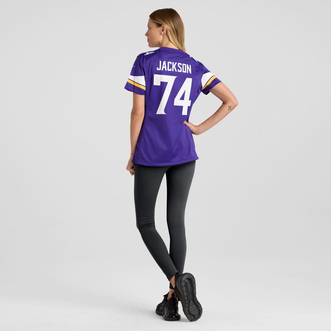 Women's Nike Minnesota Vikings Donovan Jackson Purple Team Game NFL Jersey