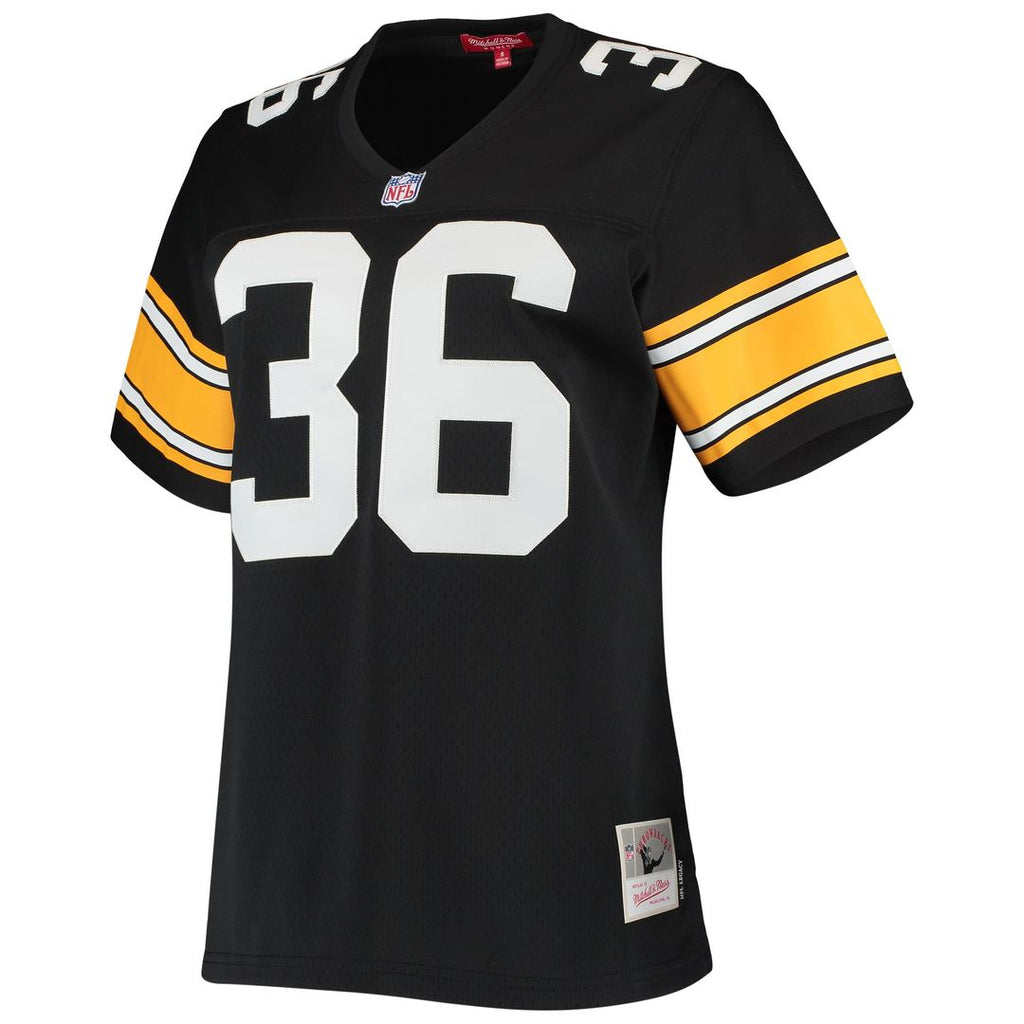 Women's Mitchell & Ness Pittsburgh Steelers Jerome Bettis Black 1996 Legacy Replica NFL Jersey