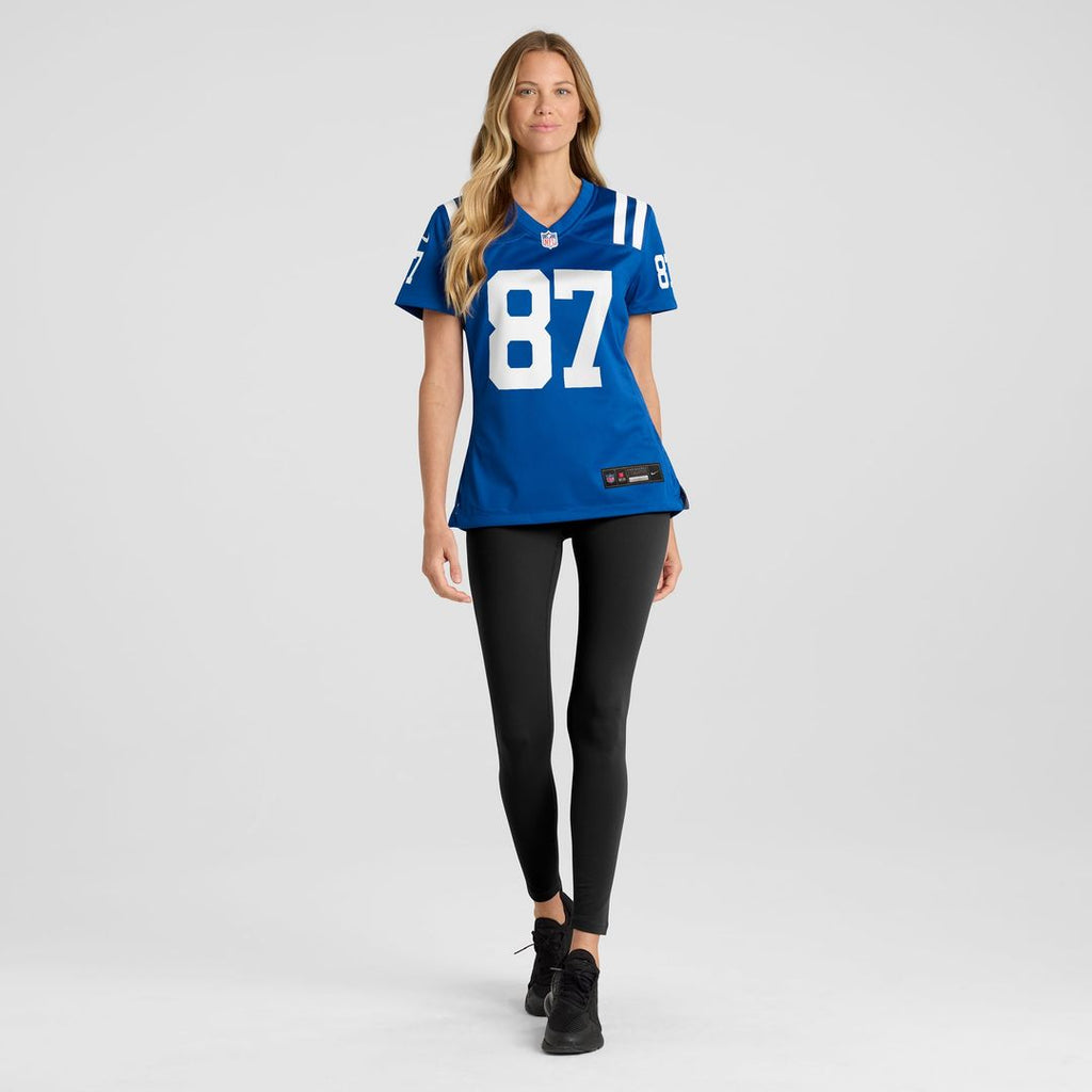 Women's Nike Indianapolis Colts Reggie Wayne Royal Retired Player Game NFL Jersey
