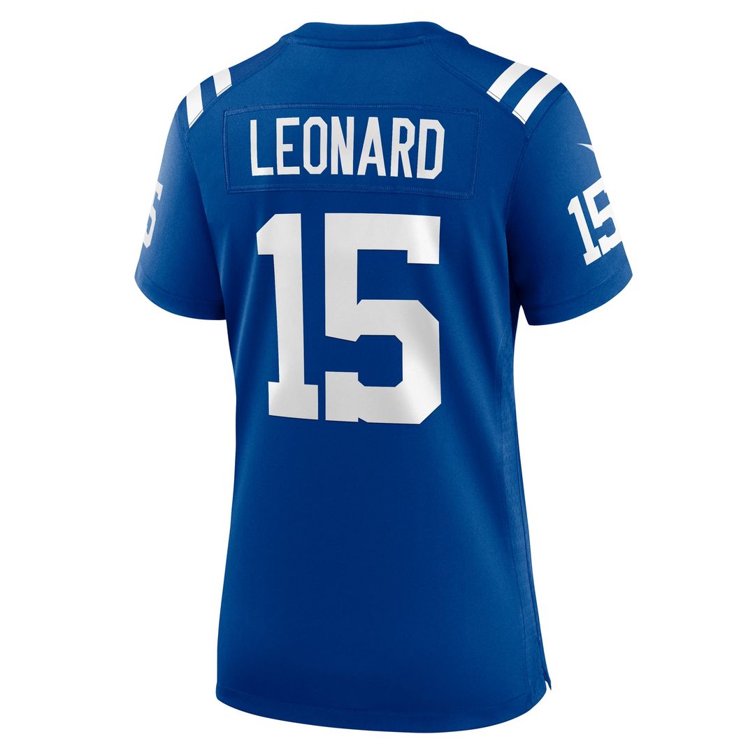 Women's Nike Indianapolis Colts Riley Leonard Royal Team Game NFL Jersey