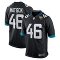 Men's Nike Jacksonville Jaguars Ross Matiscik Black Alternate Game NFL Jersey