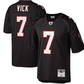 Men's Big & Tall Mitchell & Ness Atlanta Falcons Michael Vick Black 2002 Retired Player Replica NFL Jersey