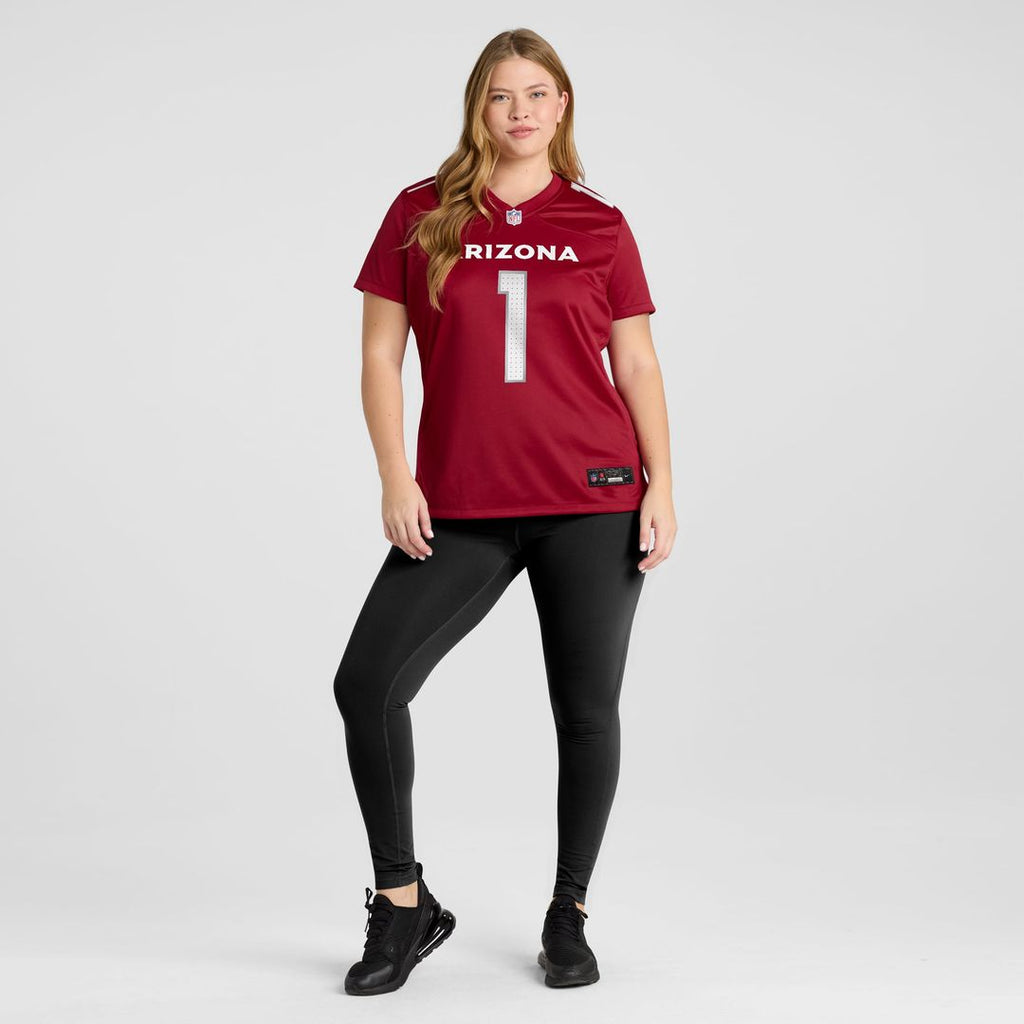 Women's Nike Arizona Cardinals Number 1 Mom Cardinal Game NFL Jersey