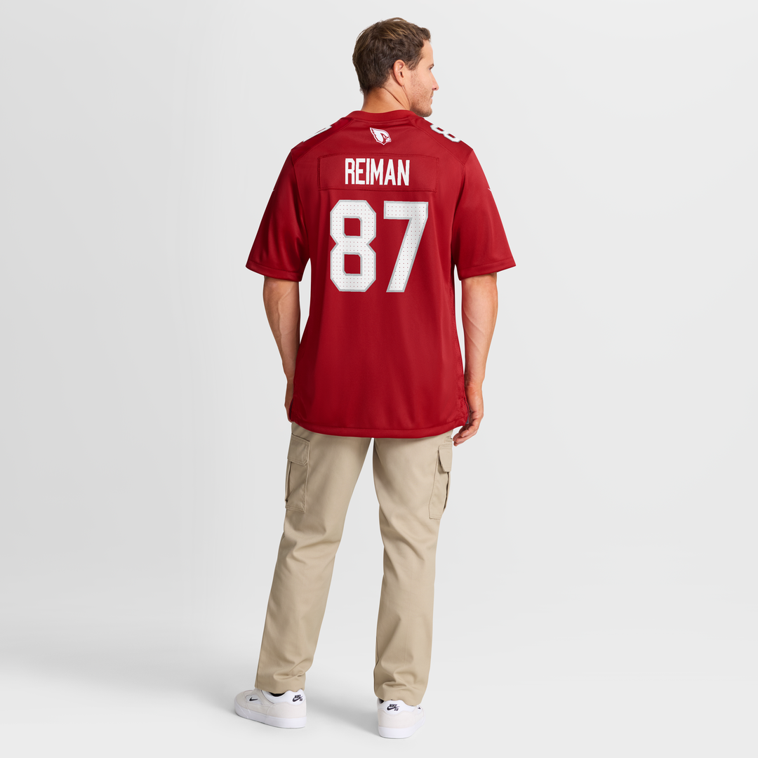 Men's Nike Arizona Cardinals Tip Reiman Cardinal Team Game NFL Jersey