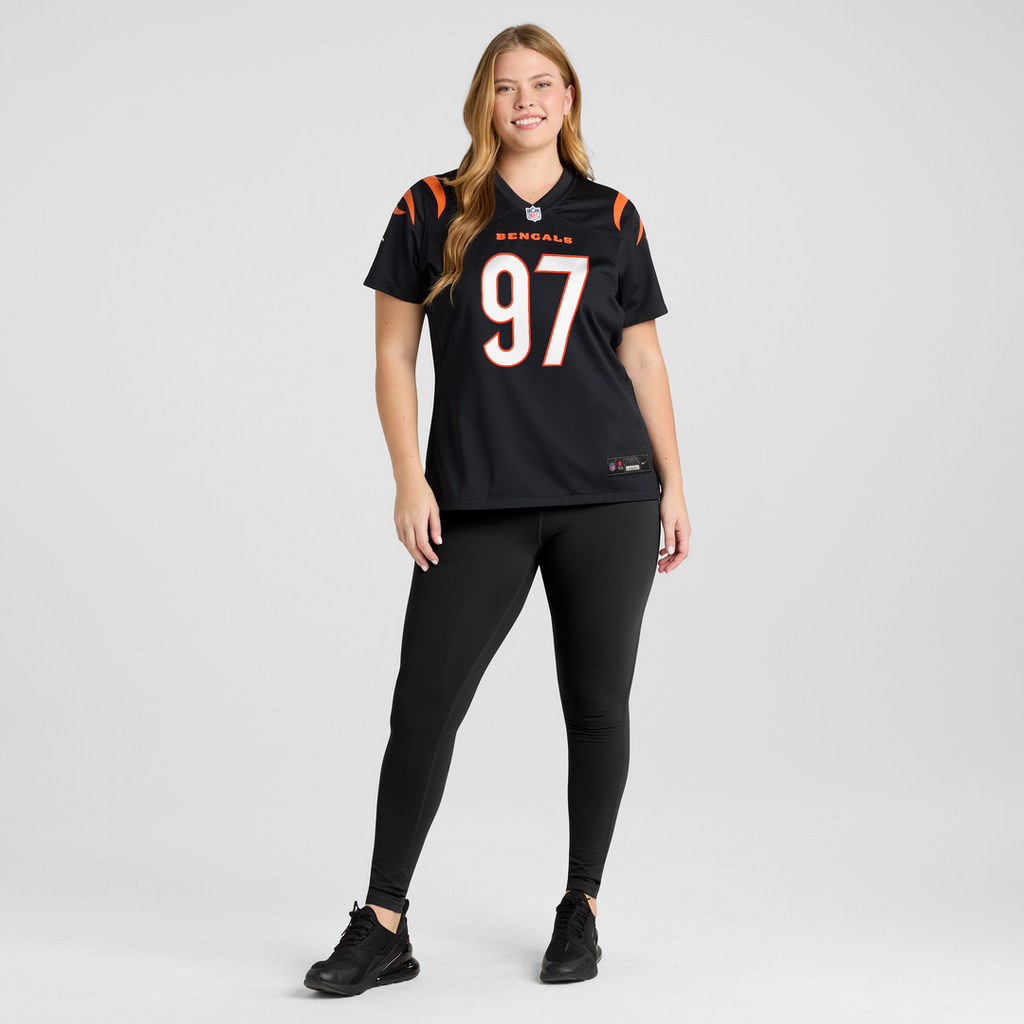 Women's Nike Cincinnati Bengals Dexter Lawrence II Black Game NFL Jersey