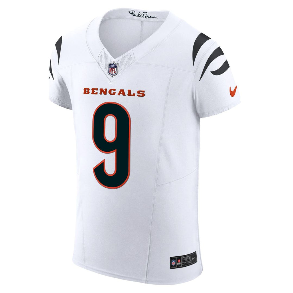 Men's Nike Cincinnati Bengals Joe Burrow White Vapor F.U.S.E. Elite NFL Jersey