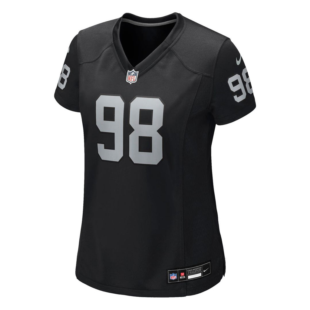 Women's Nike Las Vegas Raiders Maxx Crosby Black NFL Jersey