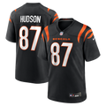 Men's Nike Cincinnati Bengals Tanner Hudson Black Home Game Player NFL Jersey