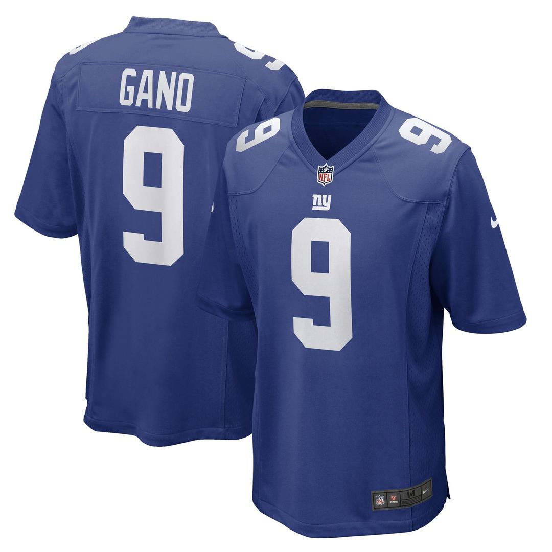 Men's Nike New York Giants Graham Gano Royal Team Game Player NFL Jersey