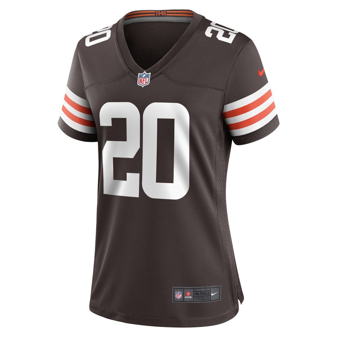 Women's Nike Cleveland Browns Pierre Strong Jr. Brown Team Game NFL Jersey