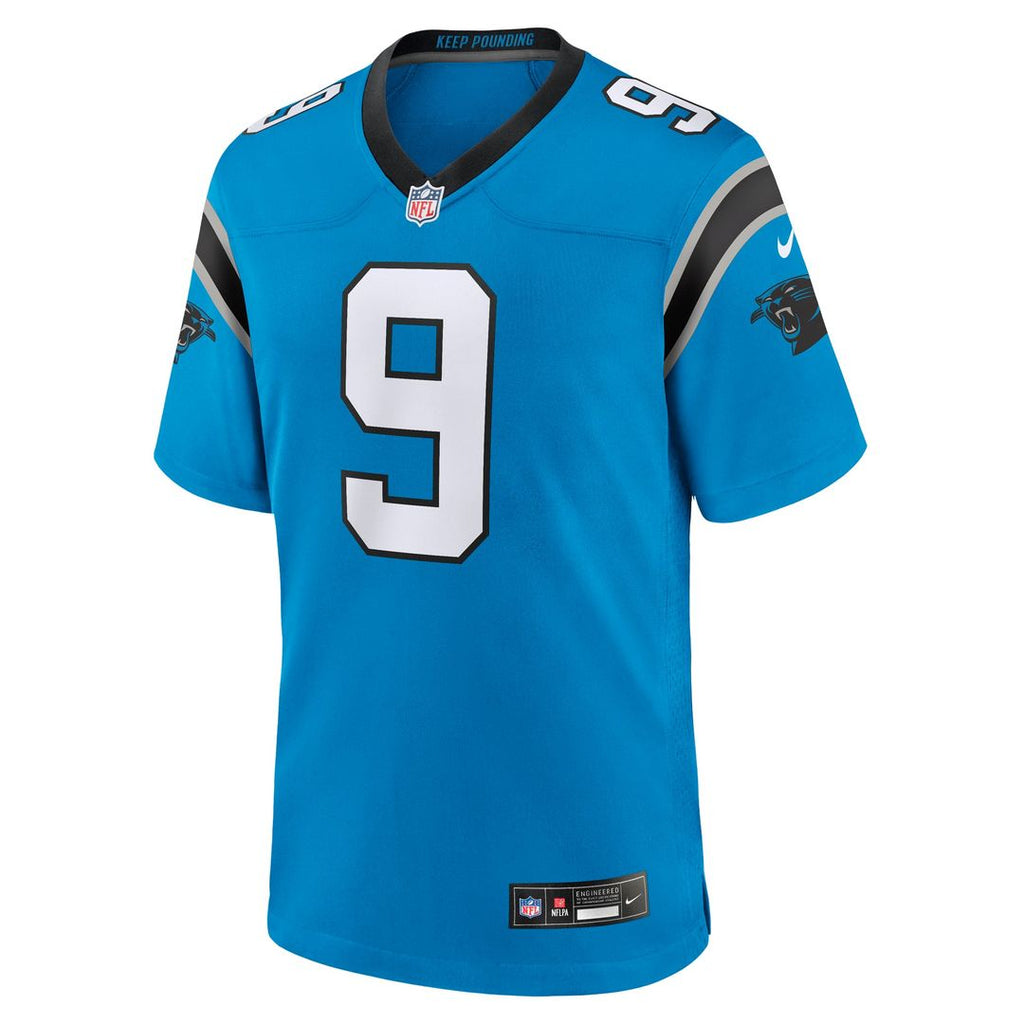 Men's Nike Carolina Panthers Bryce Young Blue Alternate Game NFL Jersey