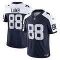 Men's Nike Dallas Cowboys CeeDee Lamb Navy Vapor F.U.S.E. Limited NFL Jersey