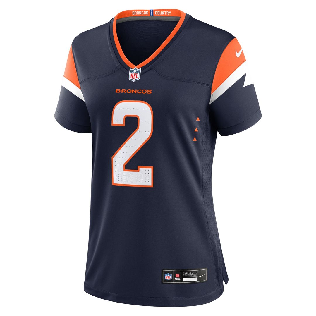 Women's Nike Denver Broncos Patrick Surtain II Navy Alternate Game NFL Jersey