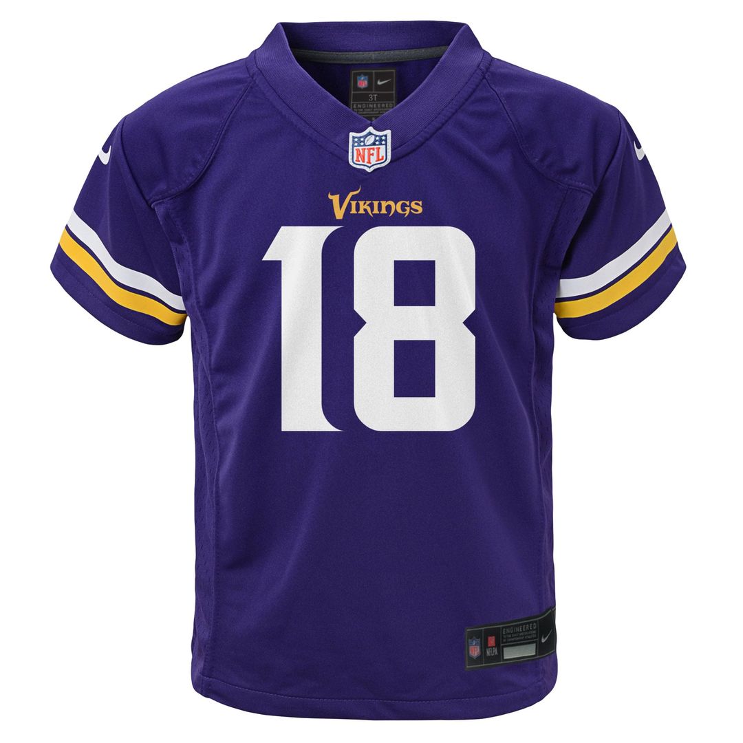 Toddler Nike Minnesota Vikings Justin Jefferson Purple Game NFL Jersey