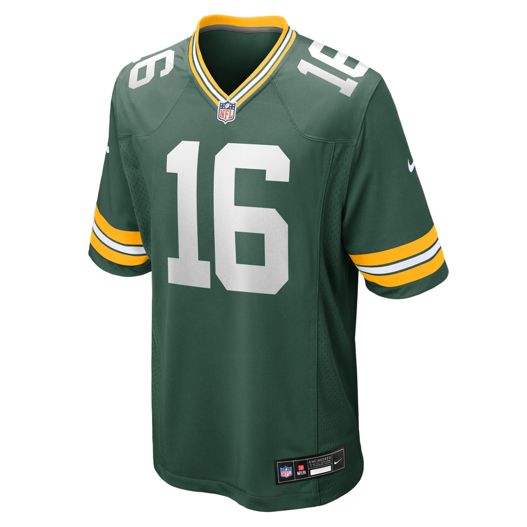 Men's Nike Green Bay Packers Bo Melton Green Team Game NFL Jersey