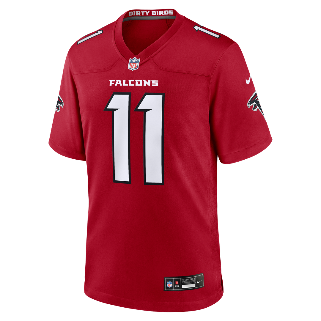 Men's Nike Atlanta Falcons Jalon Walker White Game NFL Jersey