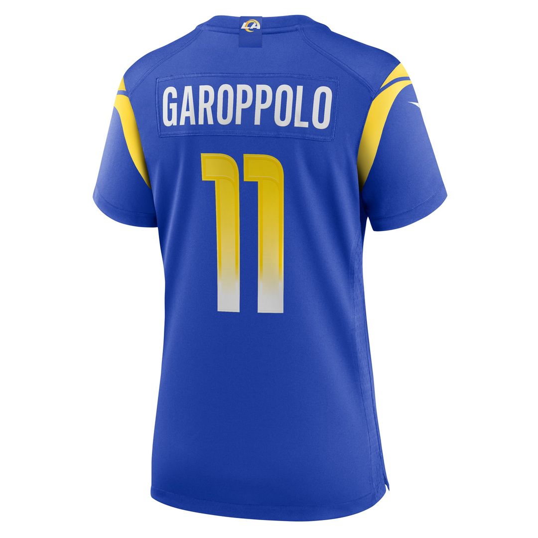 Women's Nike Los Angeles Rams Jimmy Garoppolo Royal Team Game NFL Jersey