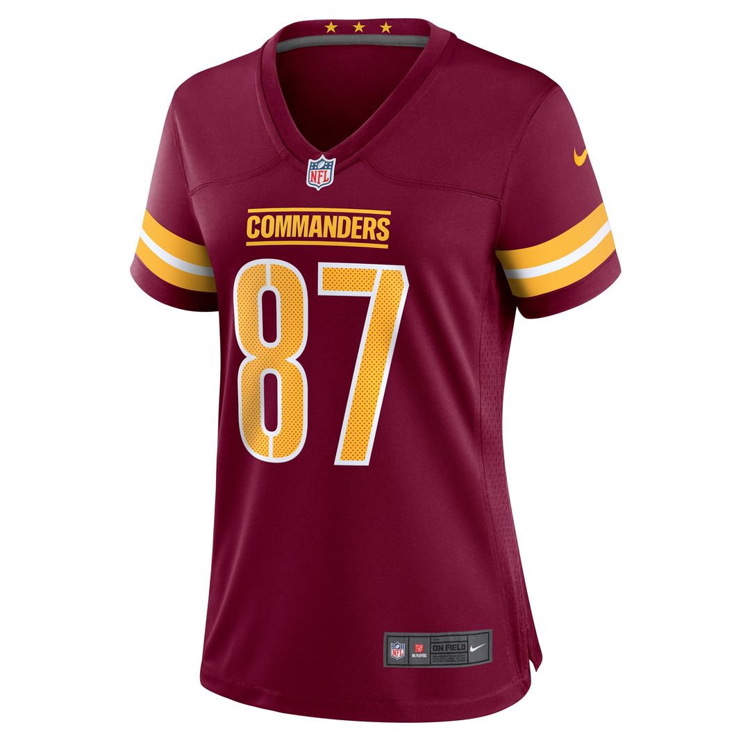 Women's Nike Washington Commanders John Bates Burgundy Game NFL Jersey